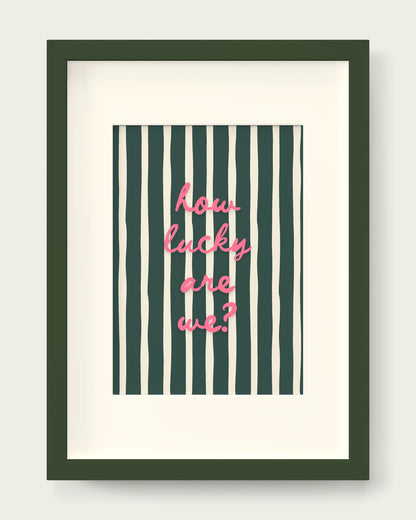Watermelon-&-Forest-Green/Dark Green+mount