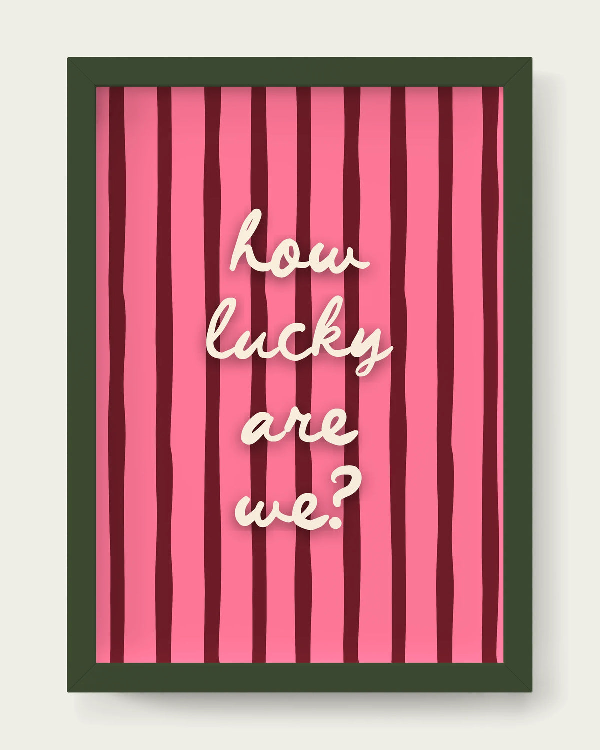 Watermelon-&-Plum/Dark Green