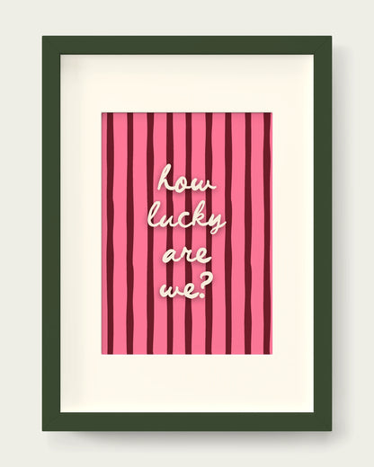 Watermelon-&-Plum/Dark Green+mount