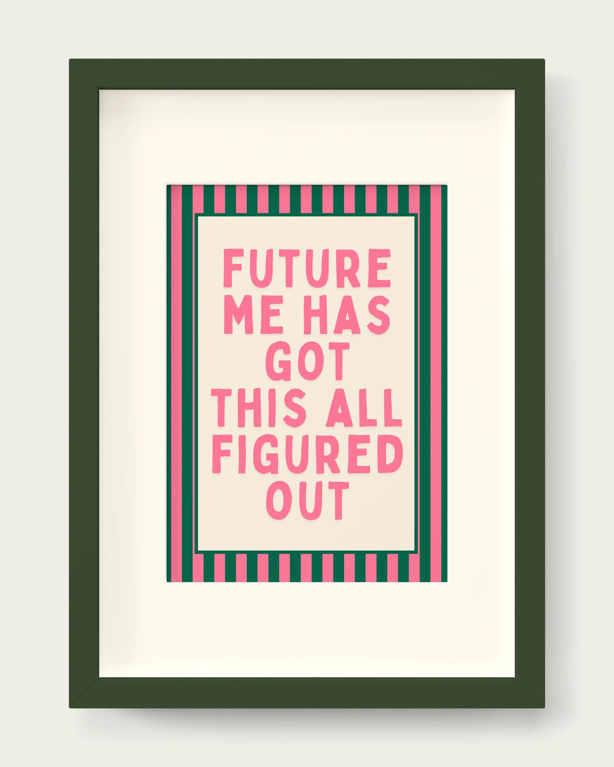 Blush-&-Pine/Dark Green+mount