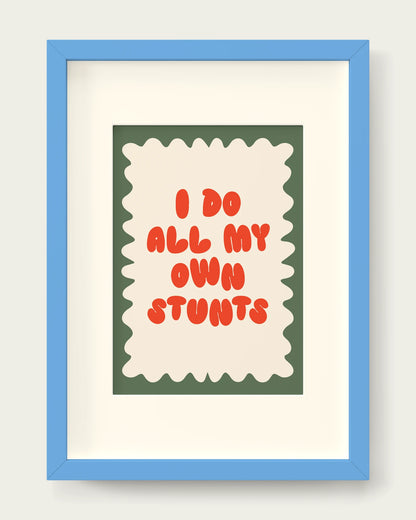 Lobster-&-Olive/Sky Blue+mount