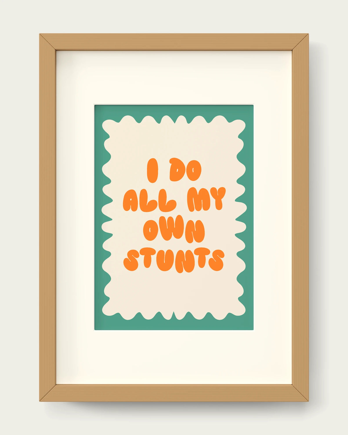 Orange-&-Vivid-Teal/Oak+mount