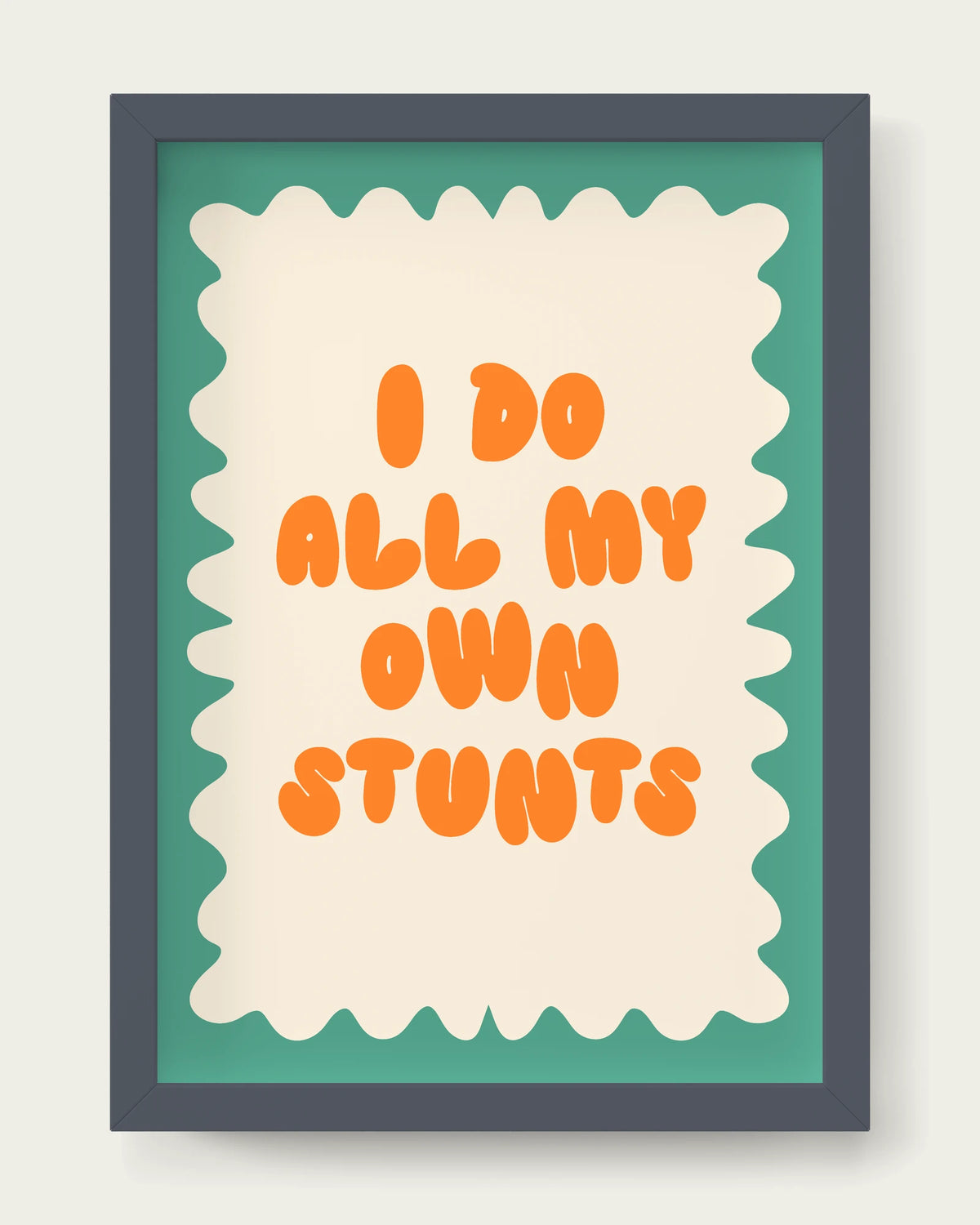 Orange-&-Vivid-Teal/Dark Grey