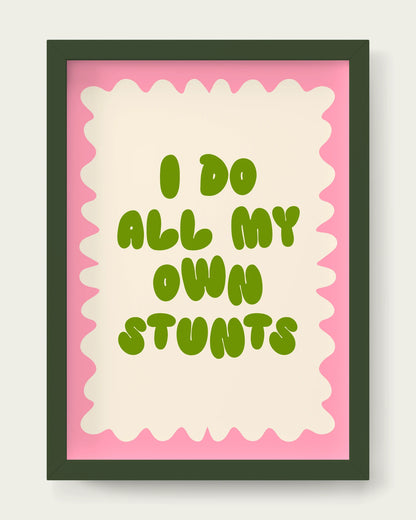 Pear-&-Blush-Pink/Dark Green