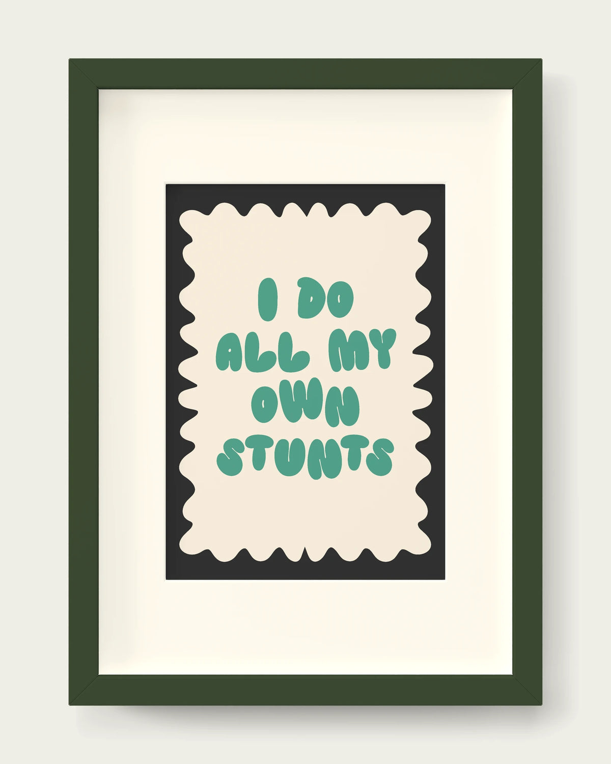 Vivid-Teal-&-Charcoal/Dark Green+mount