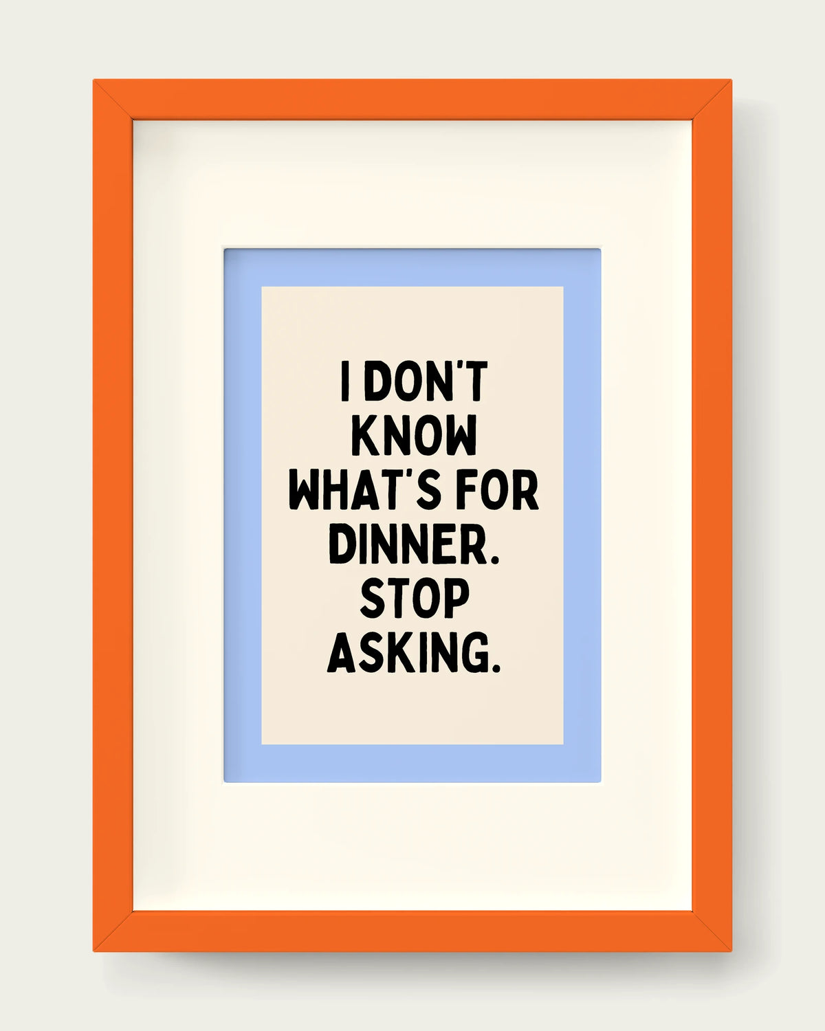Cornflower/Orange+mount