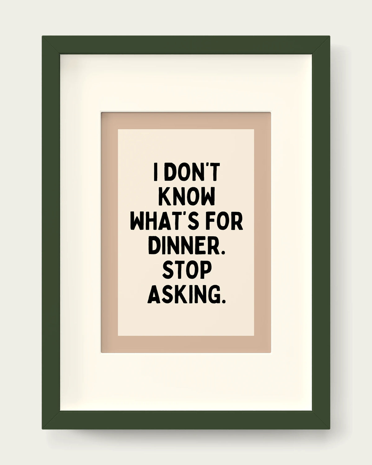 Toast/Dark Green+mount