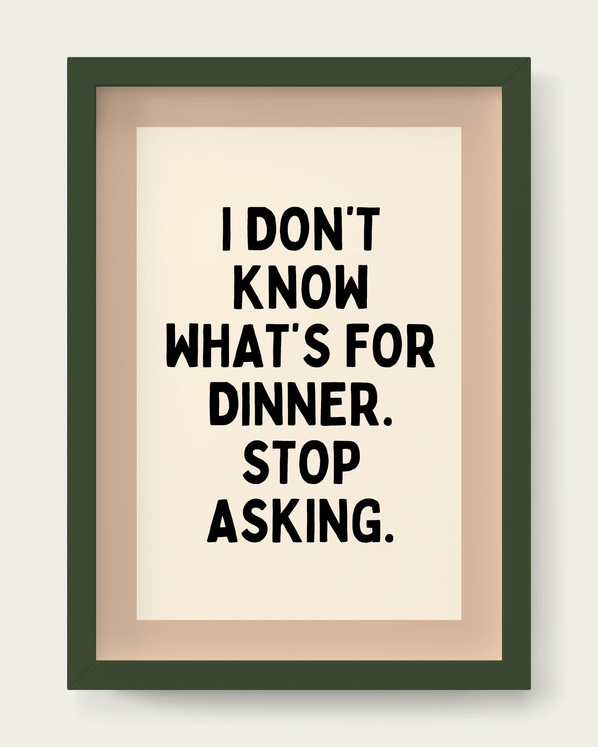 Toast/Dark Green
