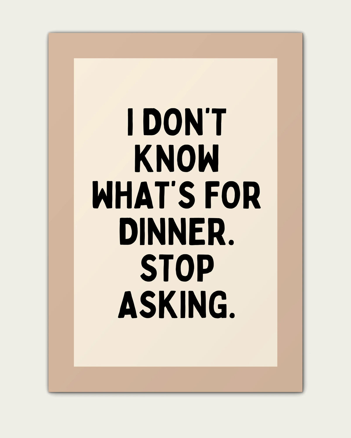 Toast/Unframed