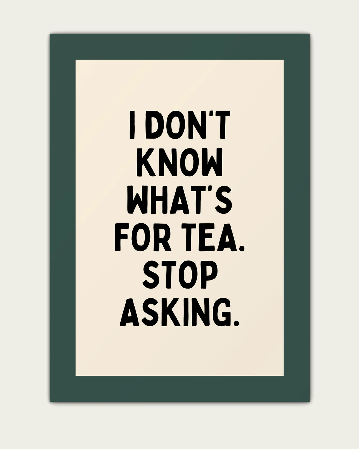 Forest-Green/Unframed