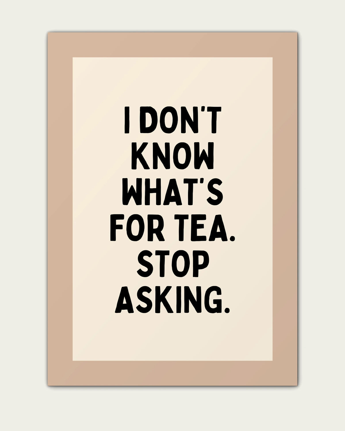 Toast/Unframed