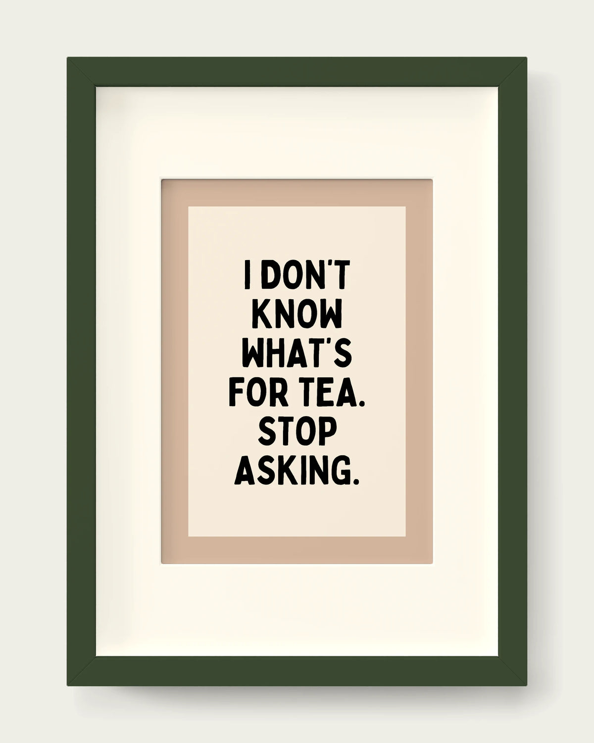 Toast/Dark Green+mount