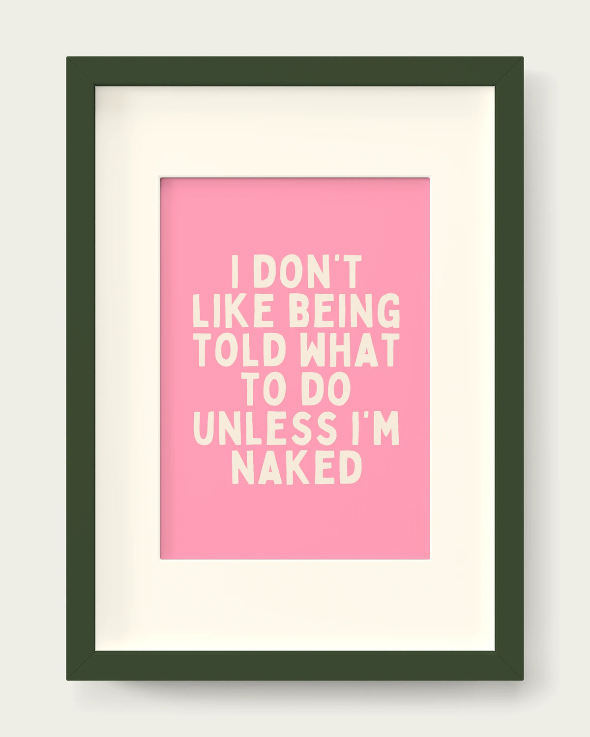 Blush-Pink/Dark Green+mount