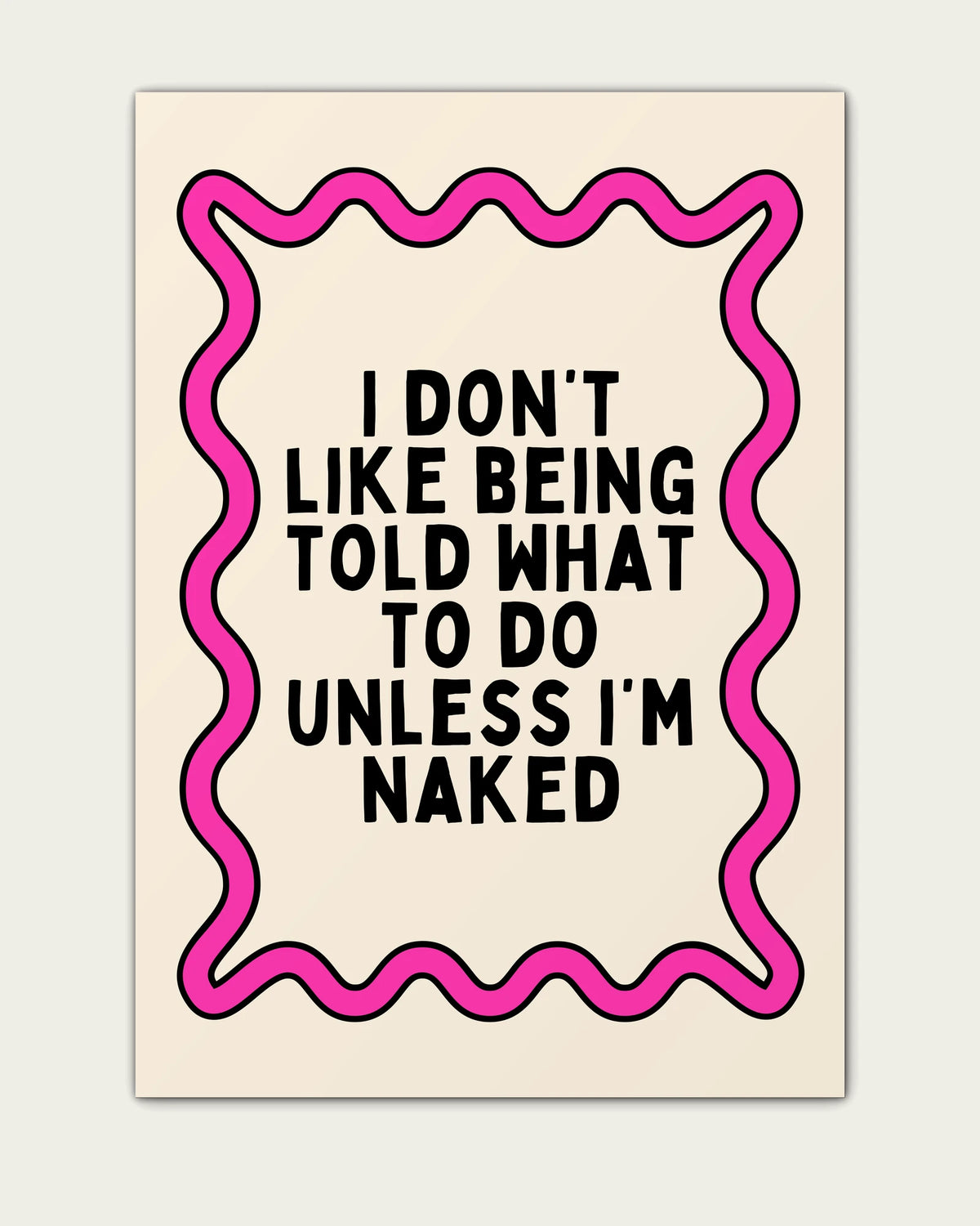 Hot-Pink/Unframed