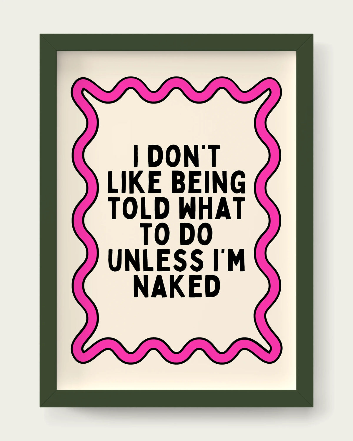 Hot-Pink/Dark Green