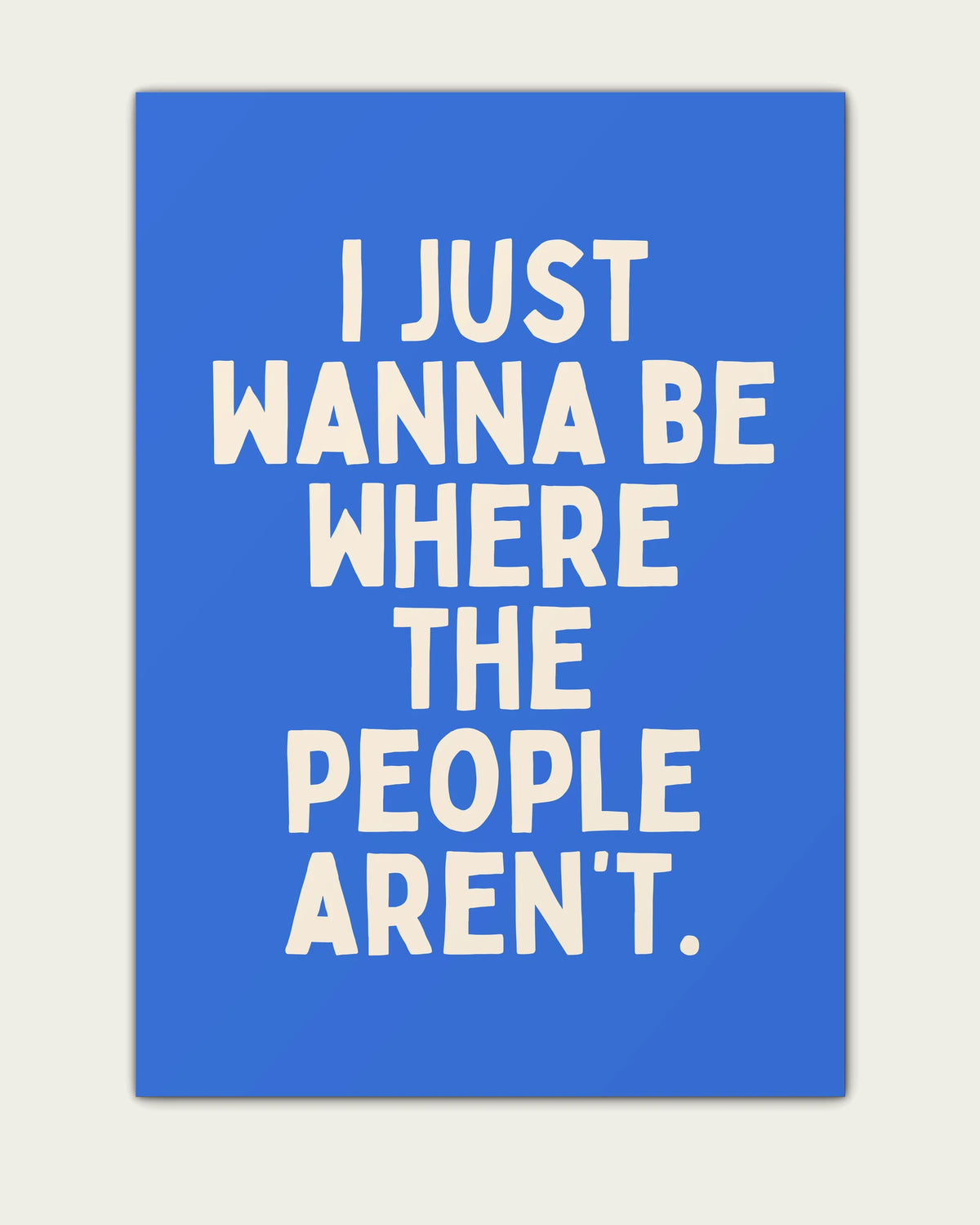 True-Blue/Unframed