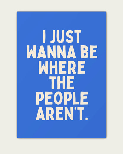True-Blue/Unframed