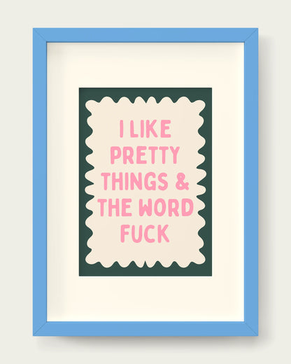Blush-Pink-&-Forest-Green/Sky Blue+mount