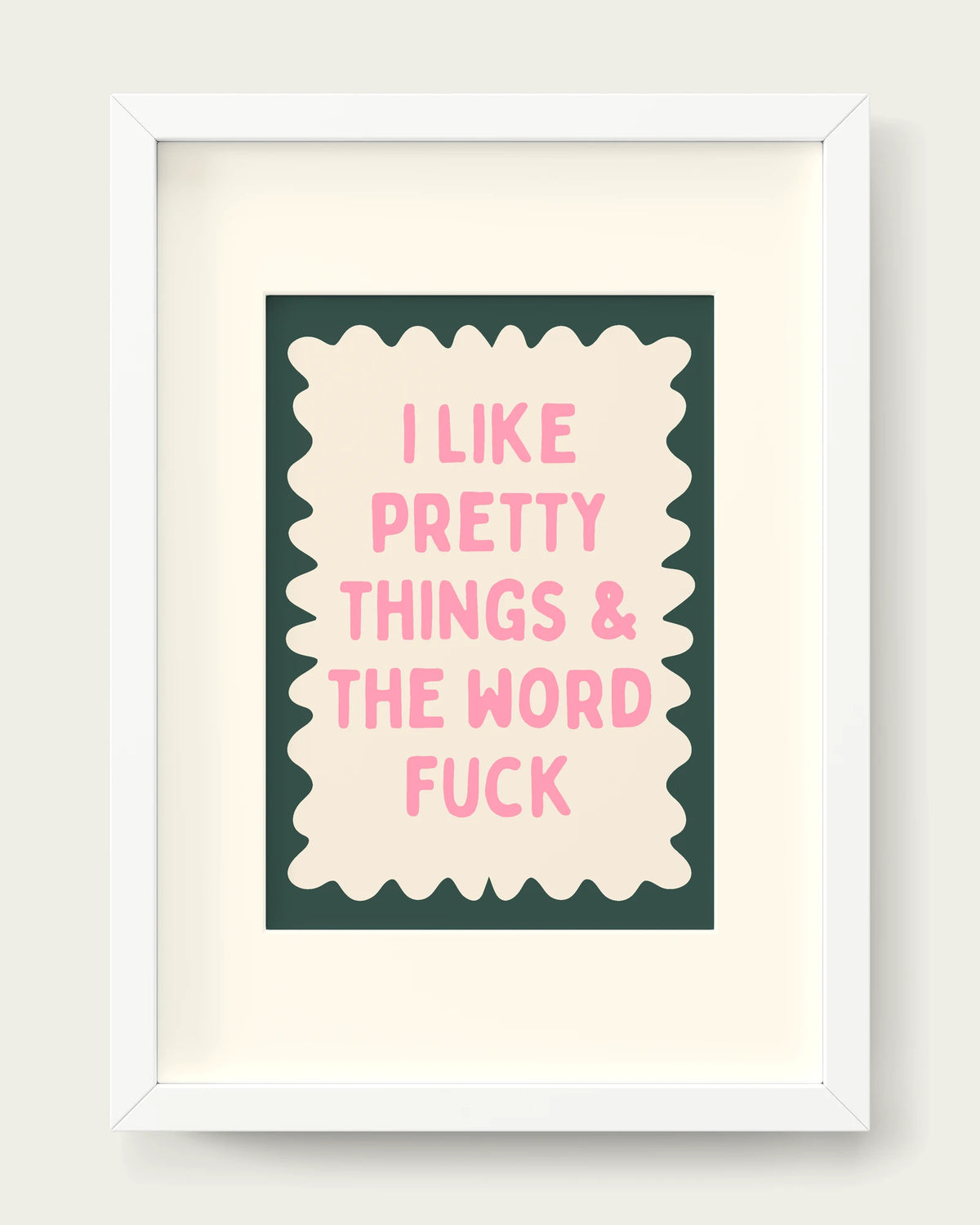 Blush-Pink-&-Forest-Green/White+mount