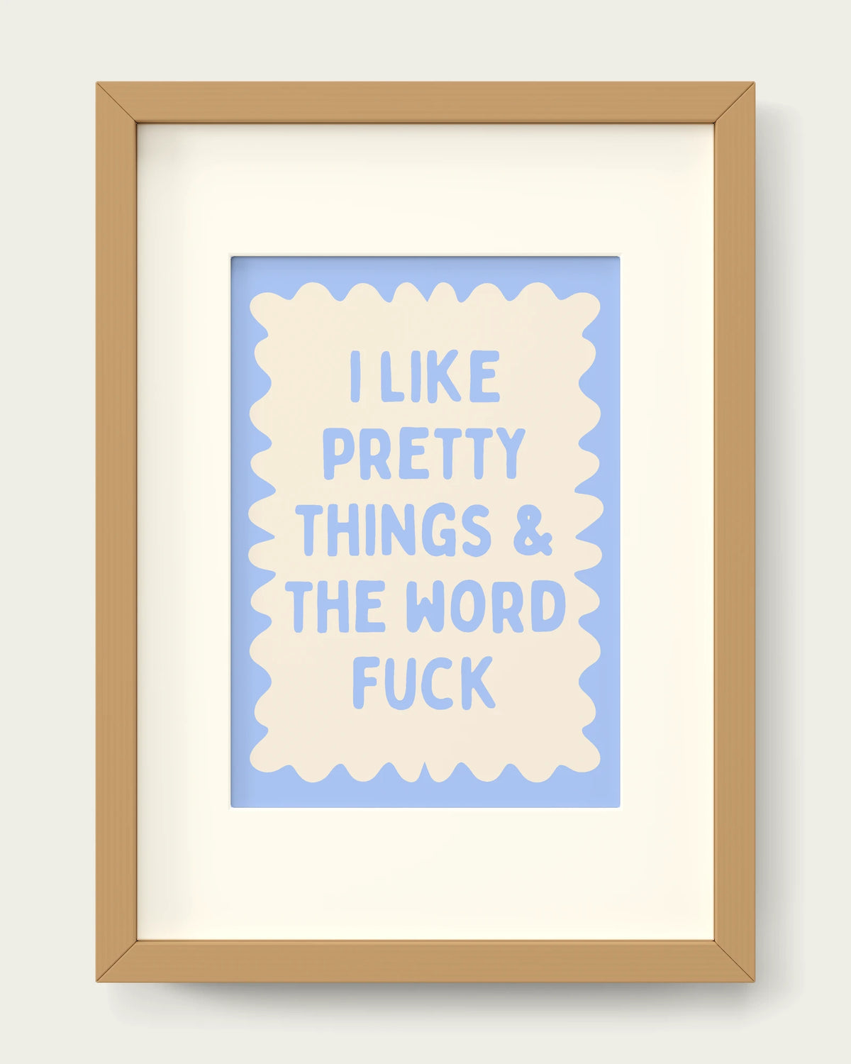 Cornflower/Oak+mount