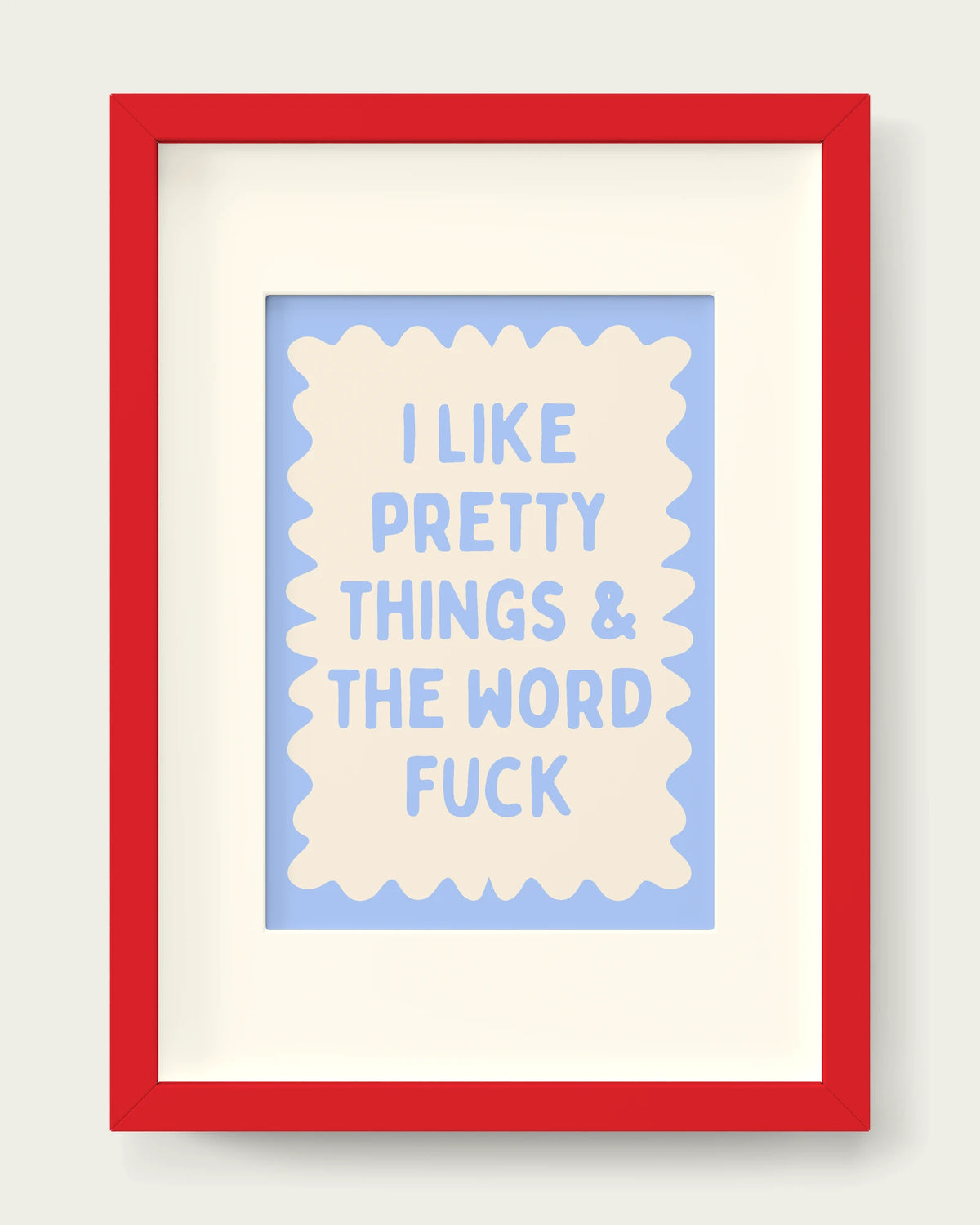 Cornflower/Red+mount