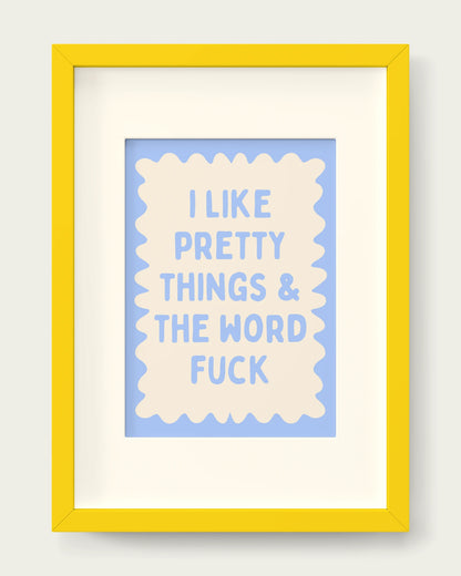 Cornflower/Yellow+mount