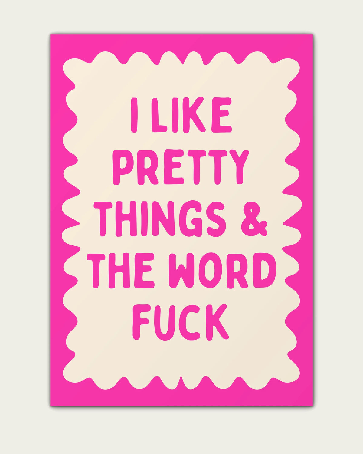 Hot-Pink/Unframed