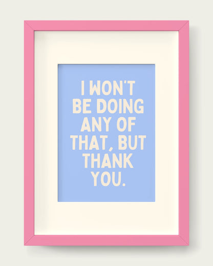Cornflower/Pink+mount