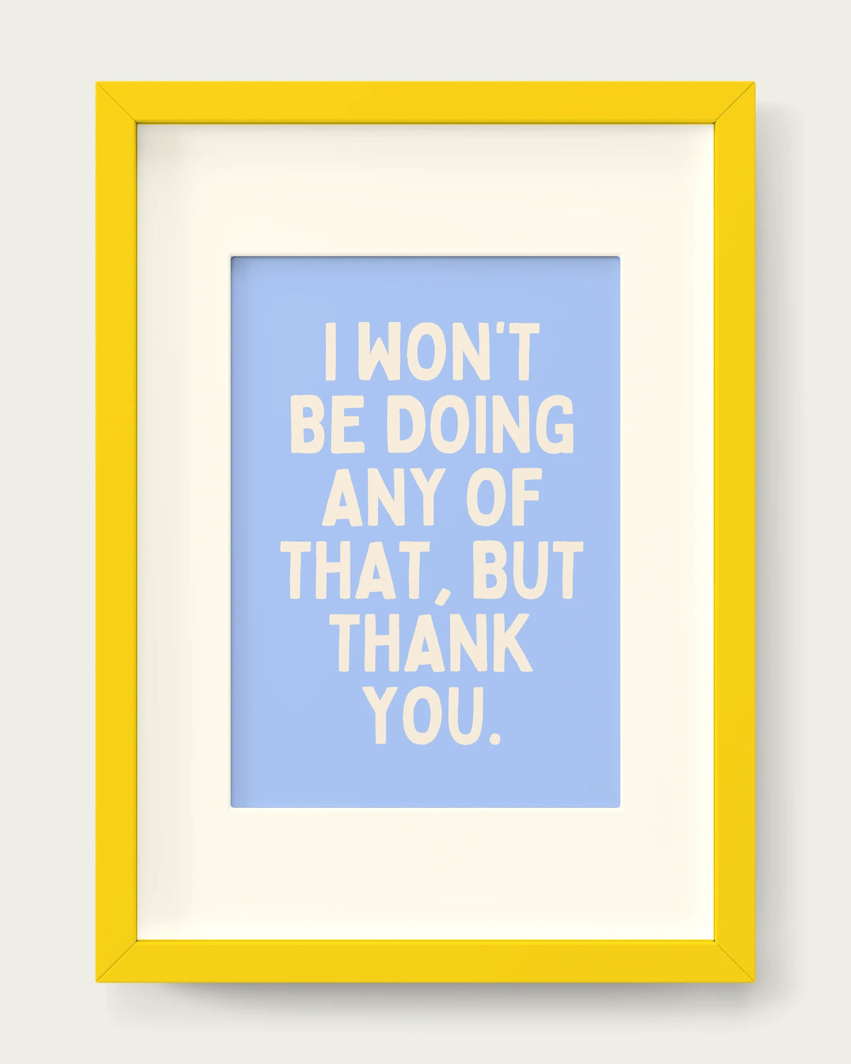 Cornflower/Yellow+mount