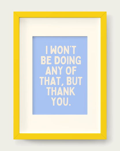 Cornflower/Yellow+mount