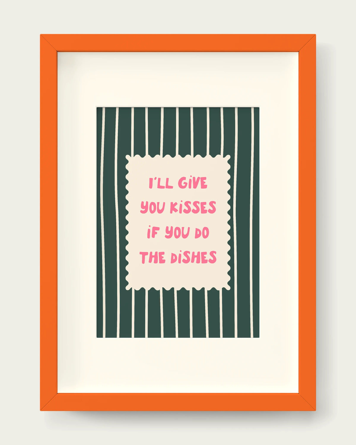Blush-Pink-&-Forest-Green/Orange+mount