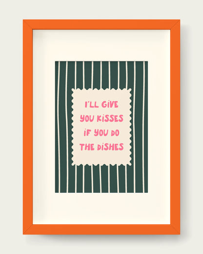 Blush-Pink-&-Forest-Green/Orange+mount