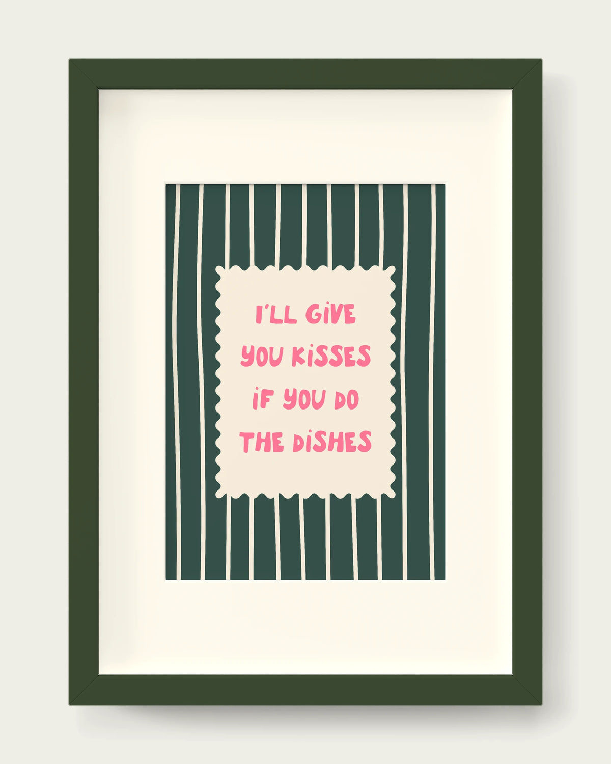 Blush-Pink-&-Forest-Green/Dark Green+mount
