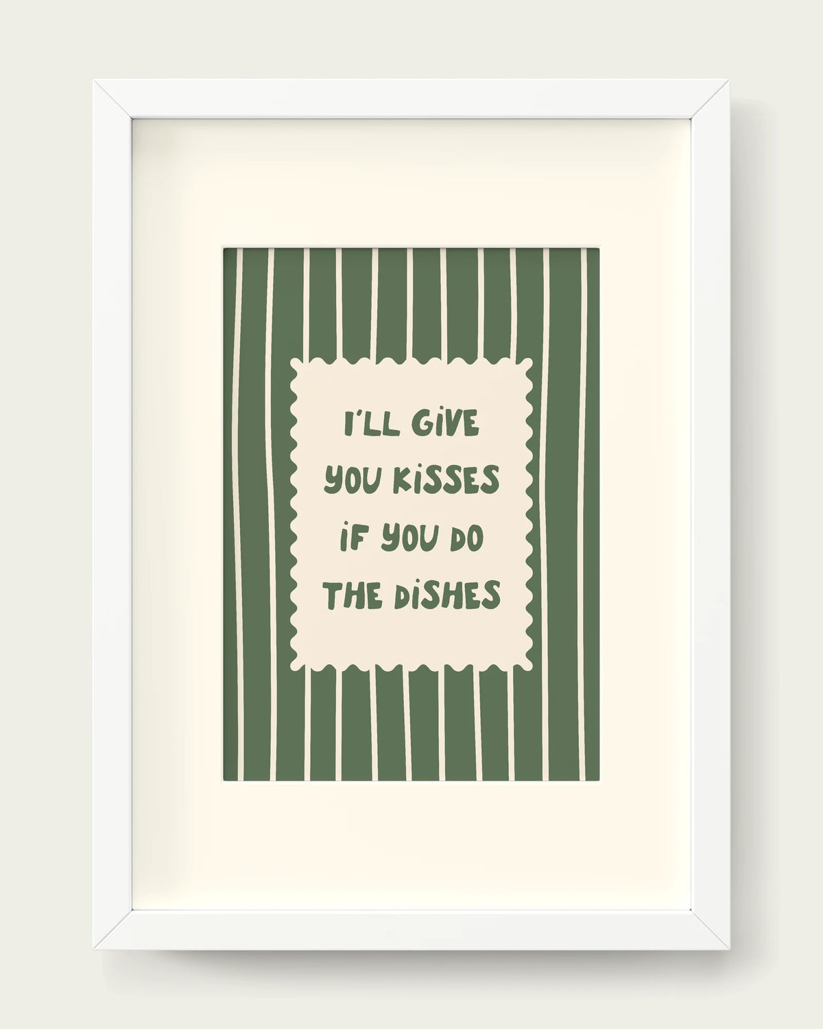 Olive-Green/White+mount