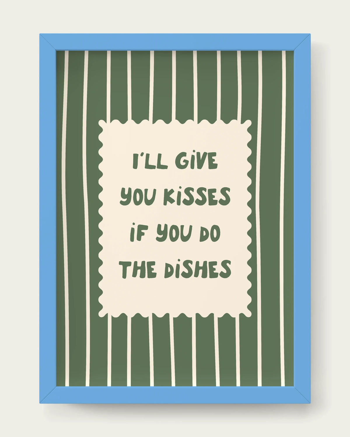 Olive-Green/Sky Blue