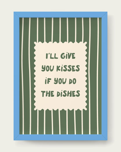 Olive-Green/Sky Blue