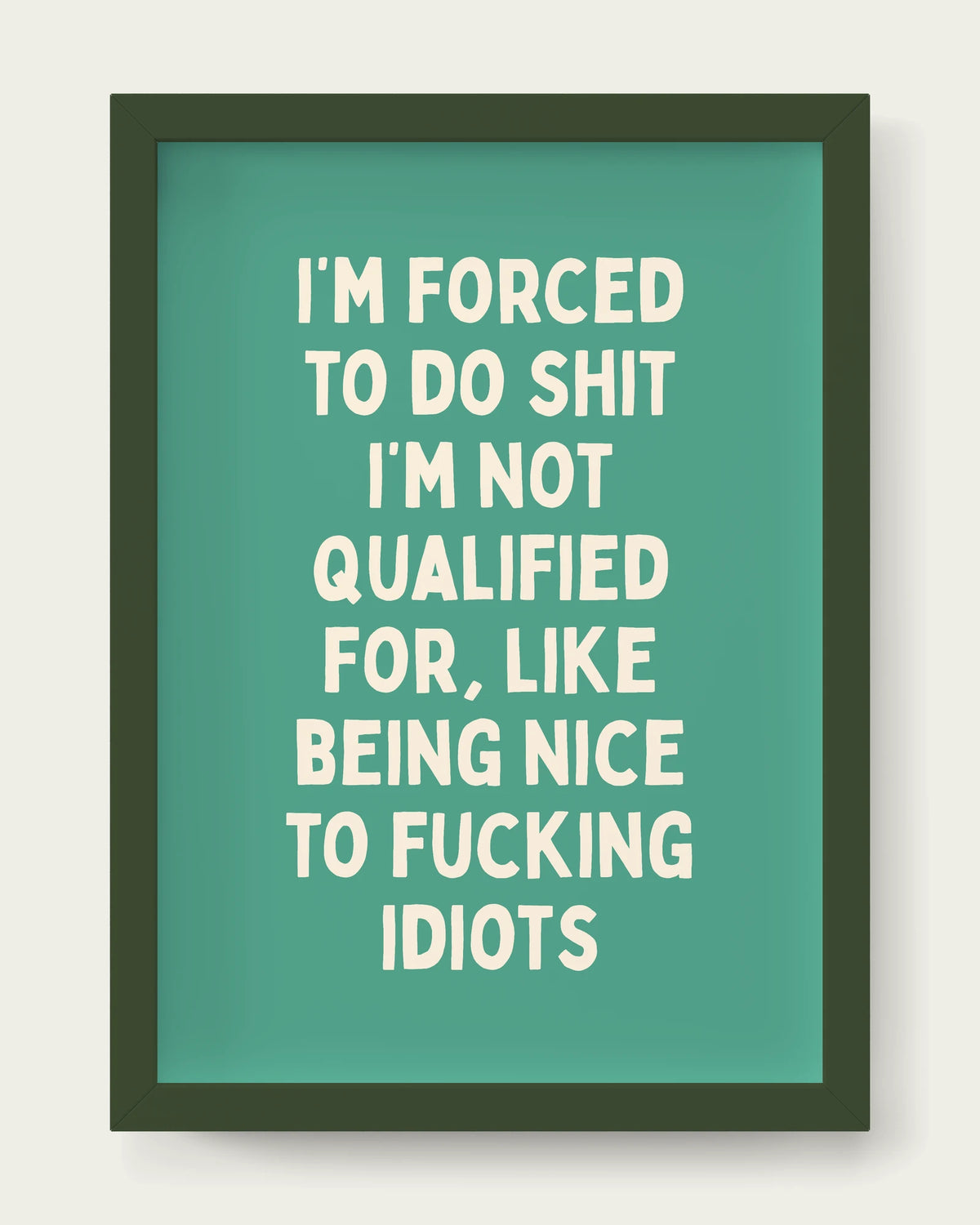 Vivid-Teal/Dark Green