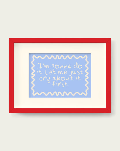 Cornflower/Red+mount
