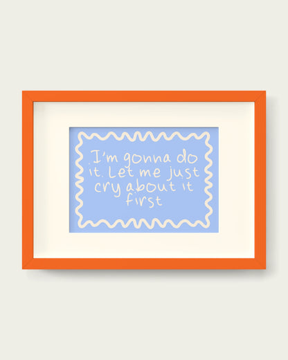 Cornflower/Orange+mount