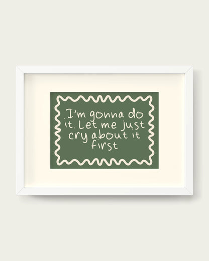 Olive-Green/White+mount