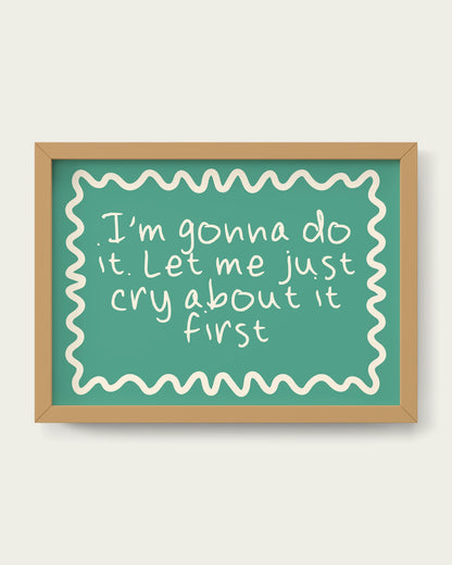 Vivid-Teal/Oak