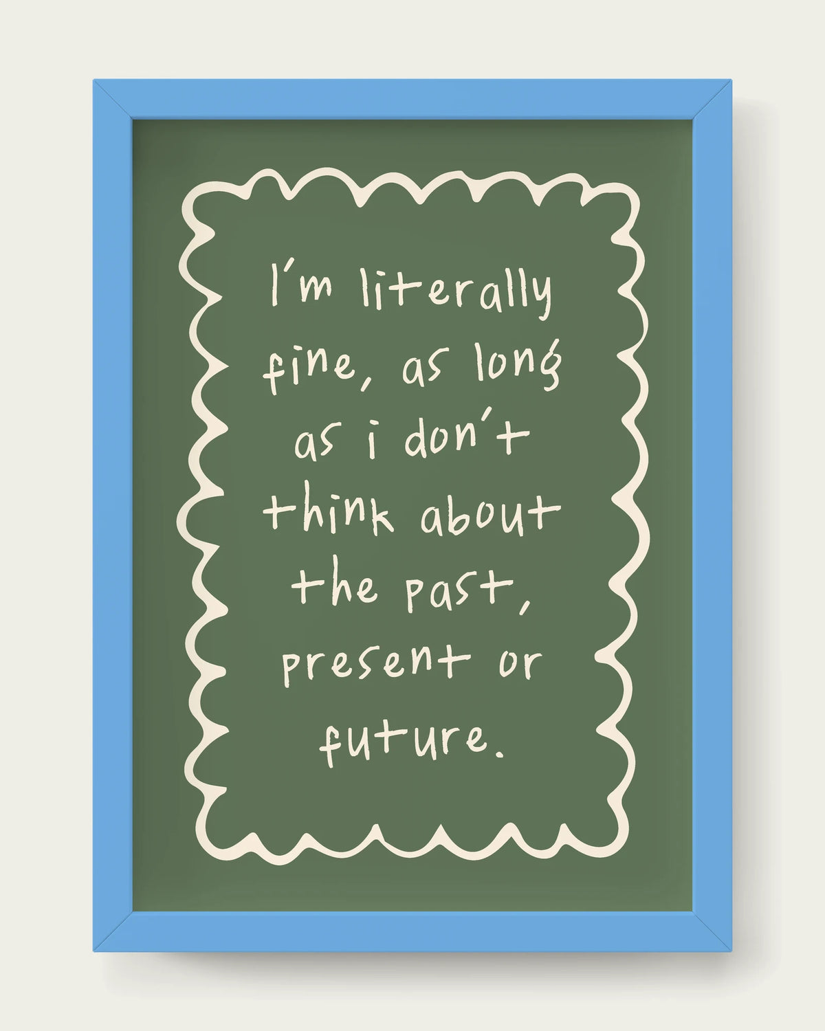 Olive-Green/Sky Blue