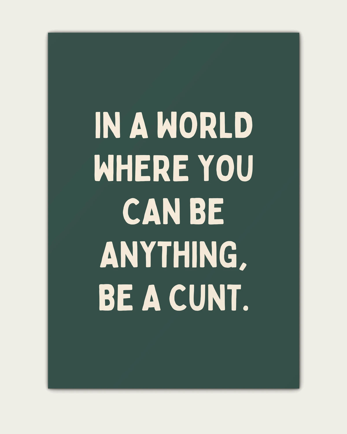 Forest-Green/Unframed