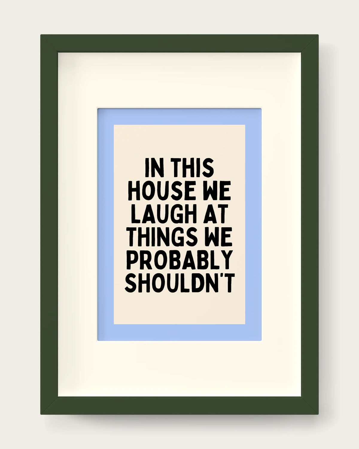 Cornflower/Dark Green+mount