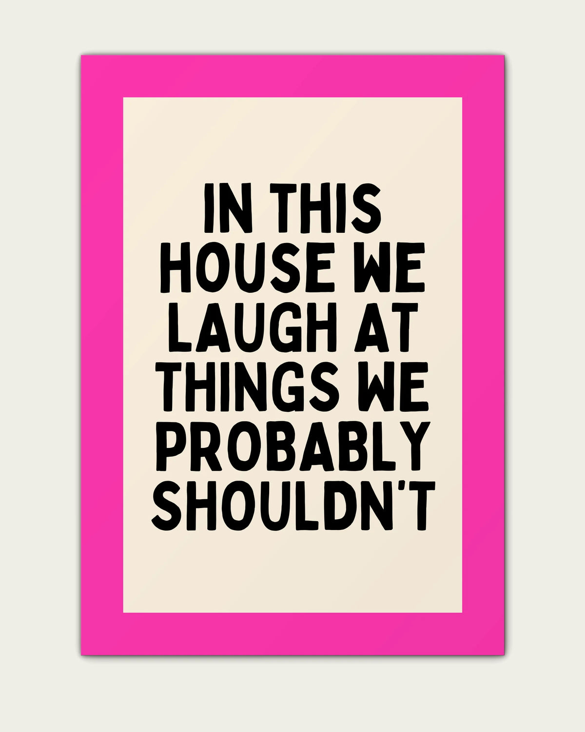 Hot-Pink/Unframed