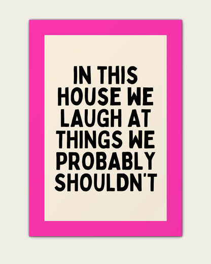 Hot-Pink/Unframed