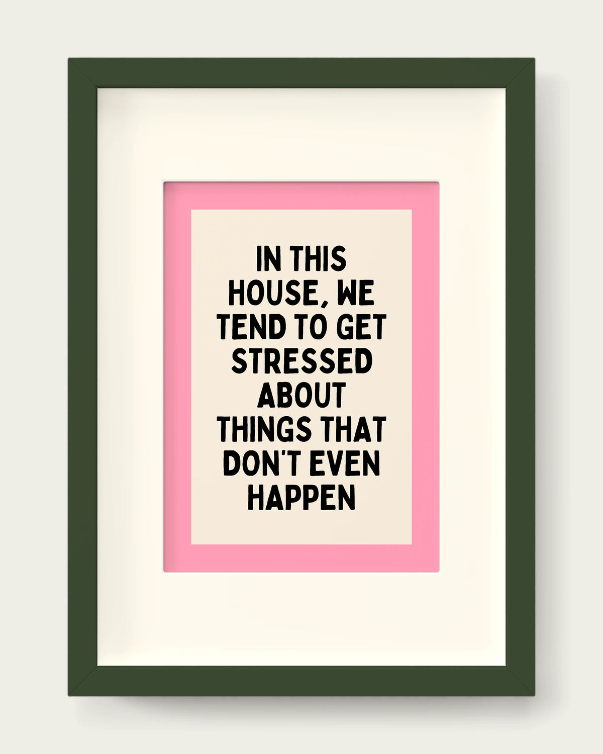 Blush-Pink/Dark Green+mount