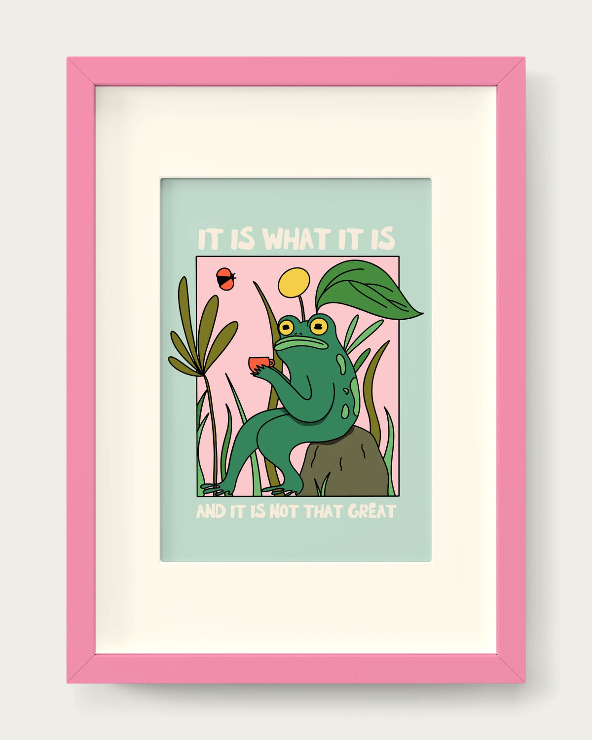Seafoam/Pink+mount