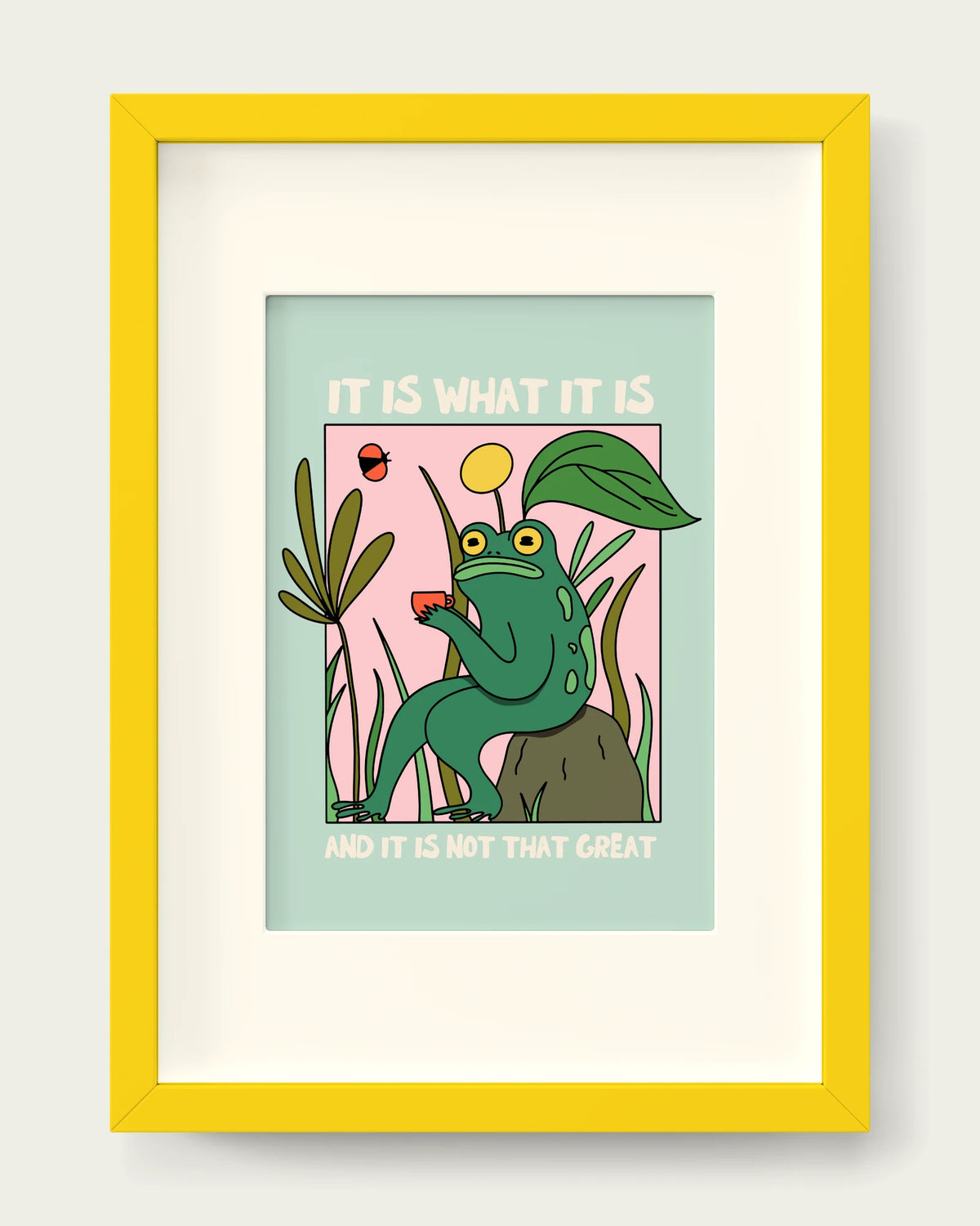 Seafoam/Yellow+mount