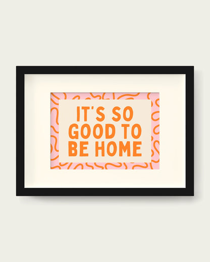 Orange-&-Blush-Pink/Black+mount